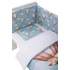 Bubaba 6 részes ágynemű szett- Flying bunny blue